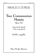 Two Communion Motets No. 2 the Living Bread SATB choral sheet music cover